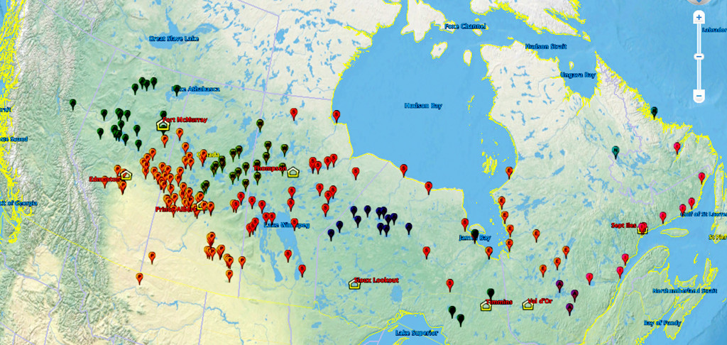 unlabeled CNM map